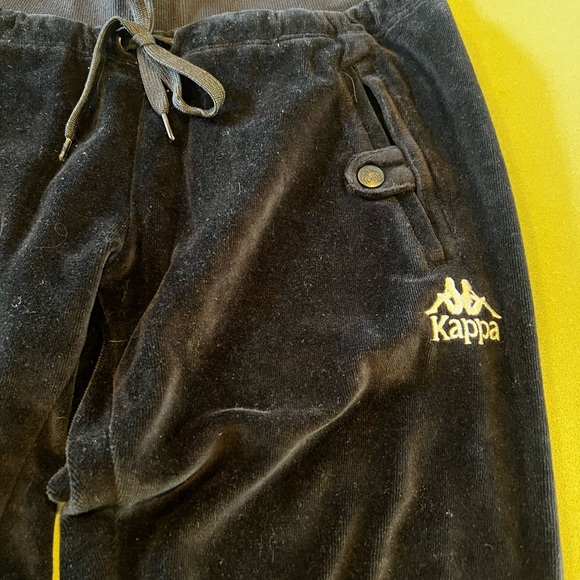Kappa velour sweatpants. Black, size XS. Perfect condition, worn once. - Picture 6 of 6